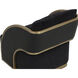 Baz Abbington Black / Napa Black Swivel Lounge Chair